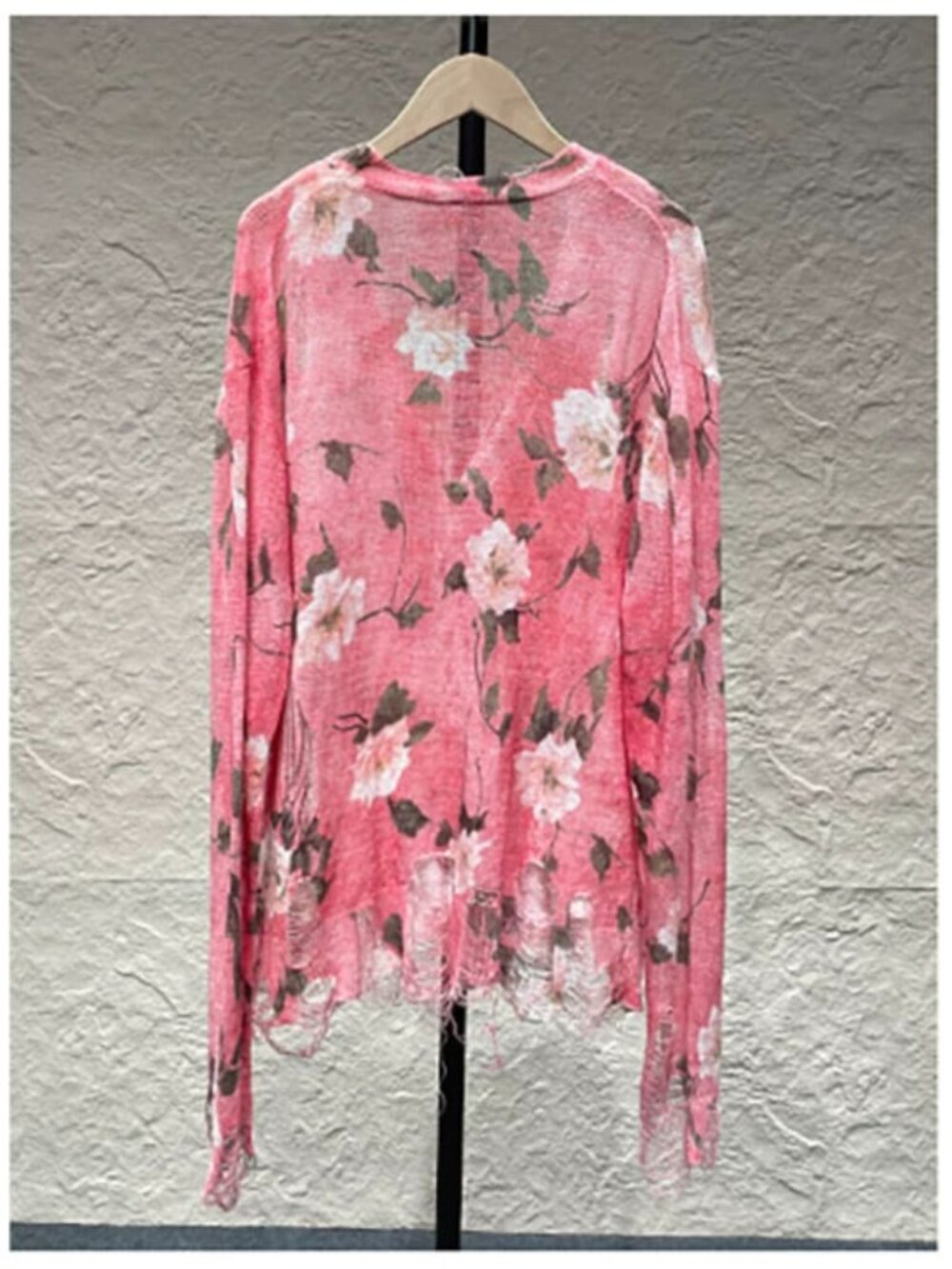 R13 NWOT Floral Boyfriend Distressed Cardigan S - Picture 5 of 16